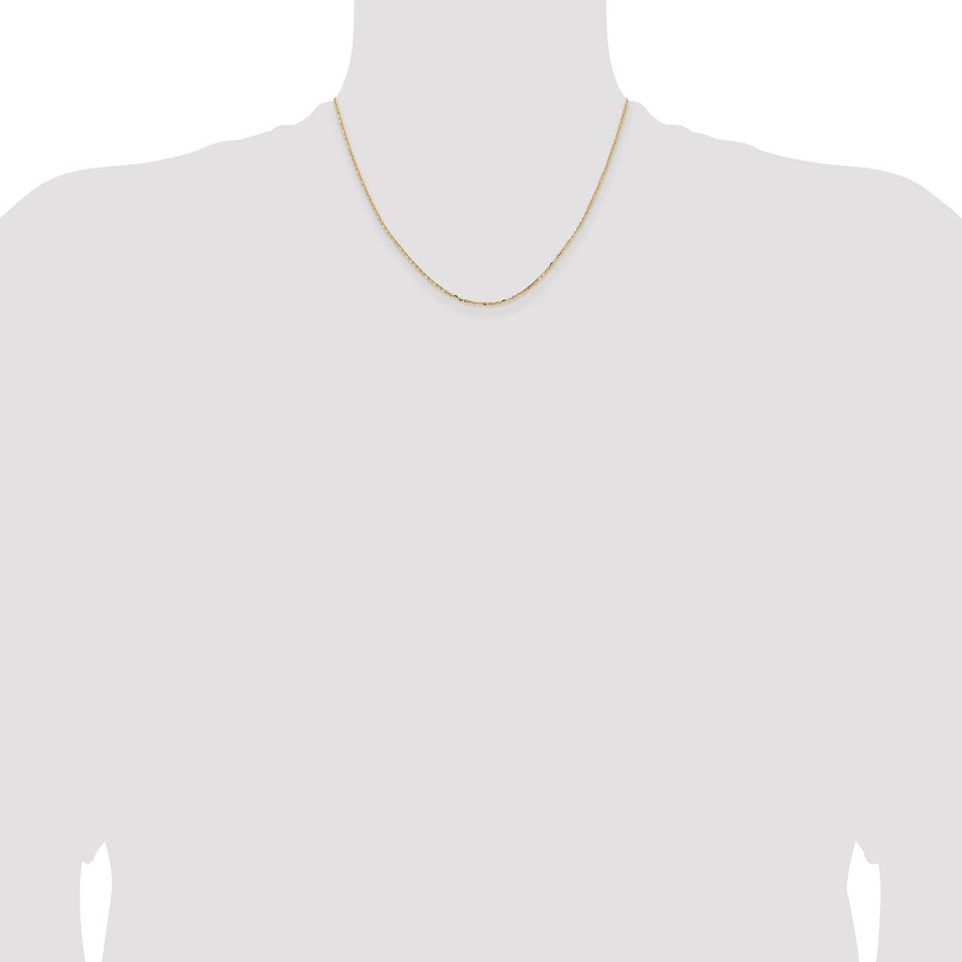 Gold 1.5mm Cable Chain, 18