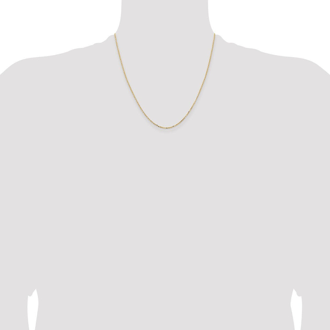Gold 1.5mm Cable Chain, 20