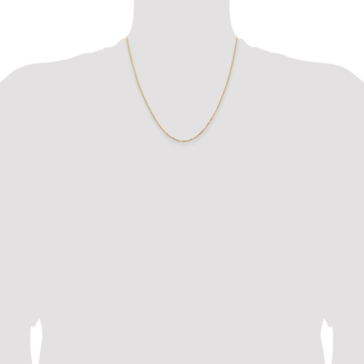 Gold 1.5mm Cable Chain, 20" - Chain - Design Jewellers Edmonton