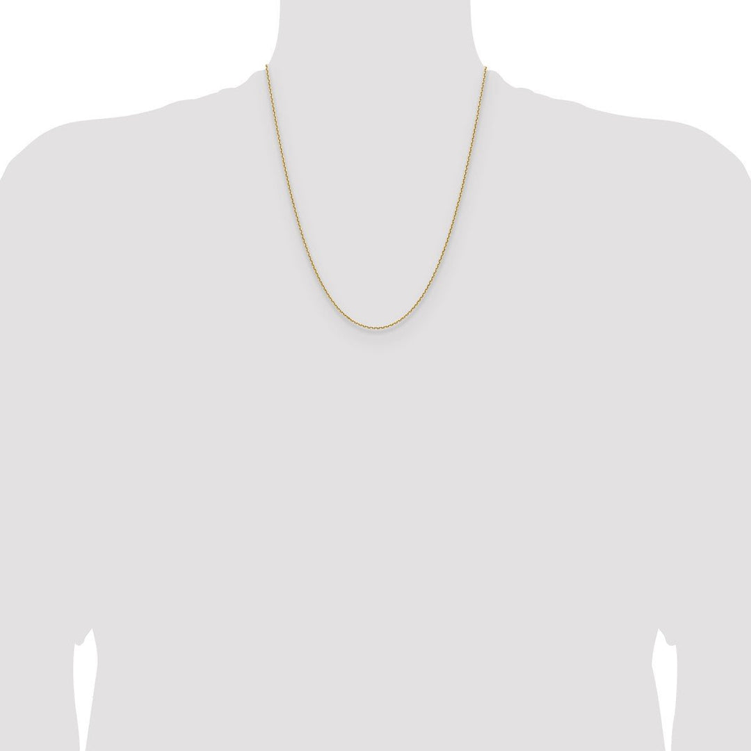 Gold 1.5mm Cable Chain, 22