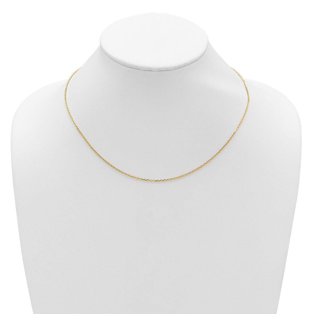 Gold 1.5mm Cable Chain, 22