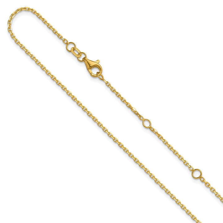 Gold 1.5mm Cable Chain, 22" - Chain - Design Jewellers Edmonton