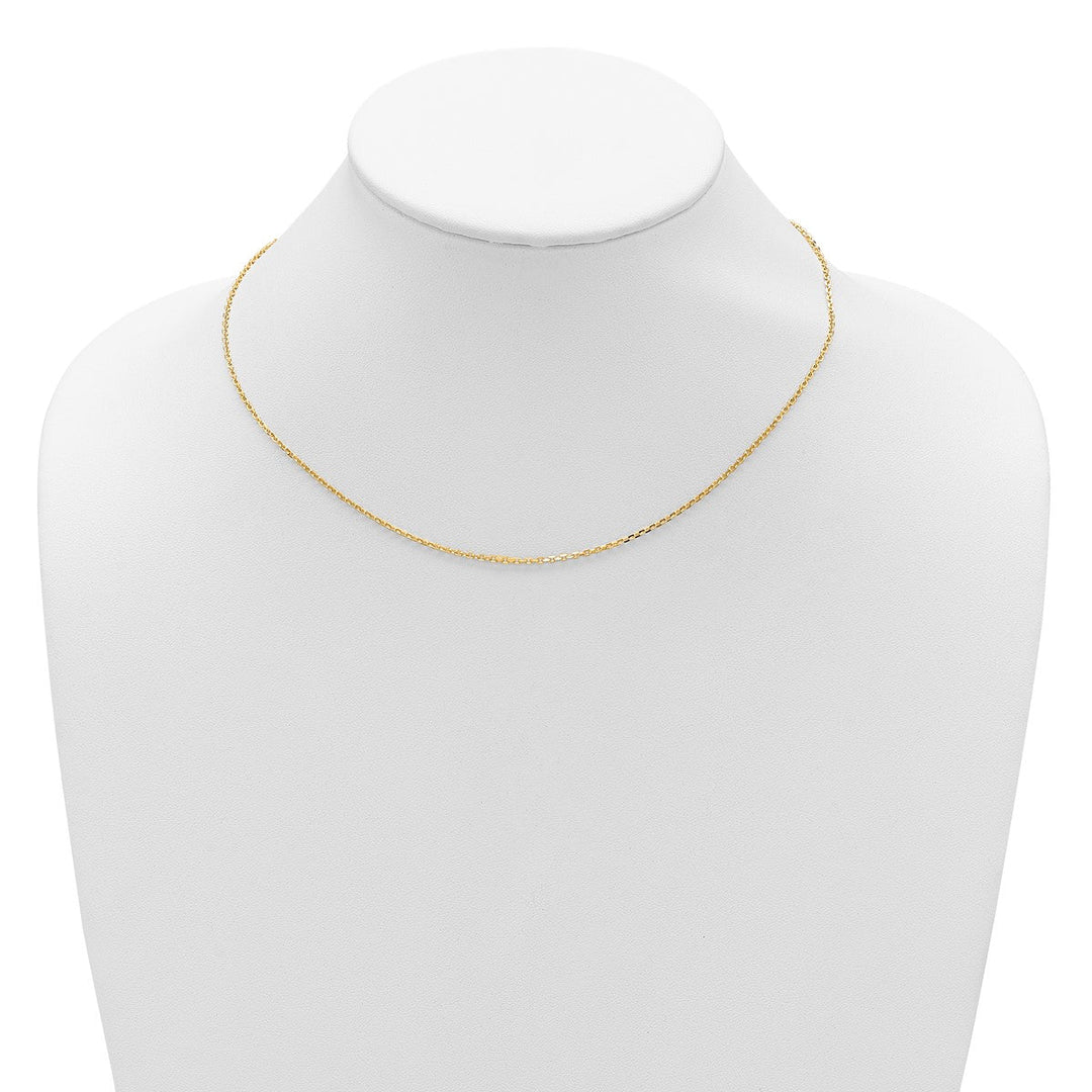 Gold 1.5mm Cable Chain, 22
