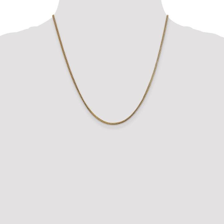 Gold 1.5mm Franco Chain, 20" - Chain - Design Jewellers Edmonton