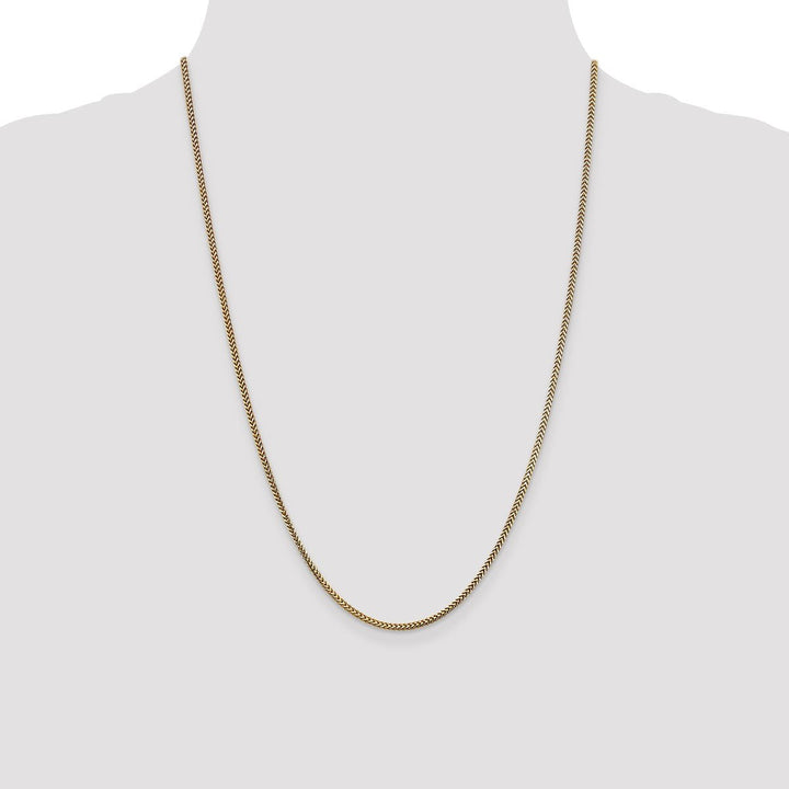 Gold 1.5mm Franco Chain, 24" - Chain - Design Jewellers Edmonton