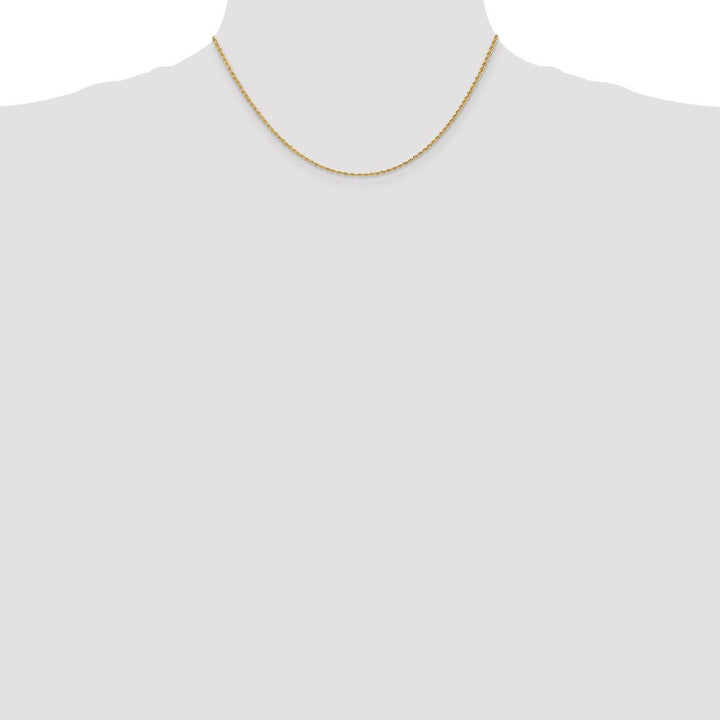 Gold 1.5mm Rope Chain, 16" - Chain - Design Jewellers Edmonton