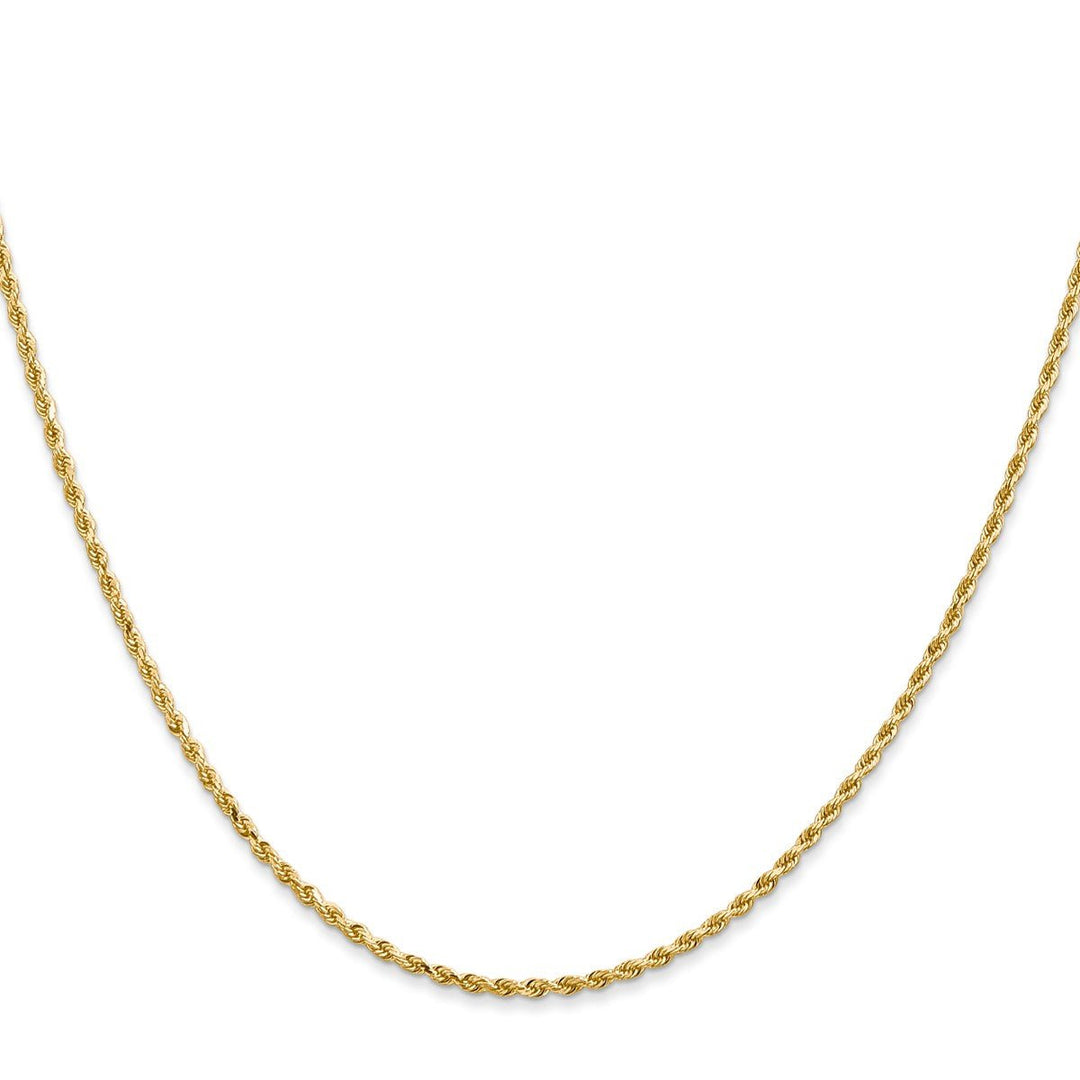 Gold 1.5mm Rope Chain, 16