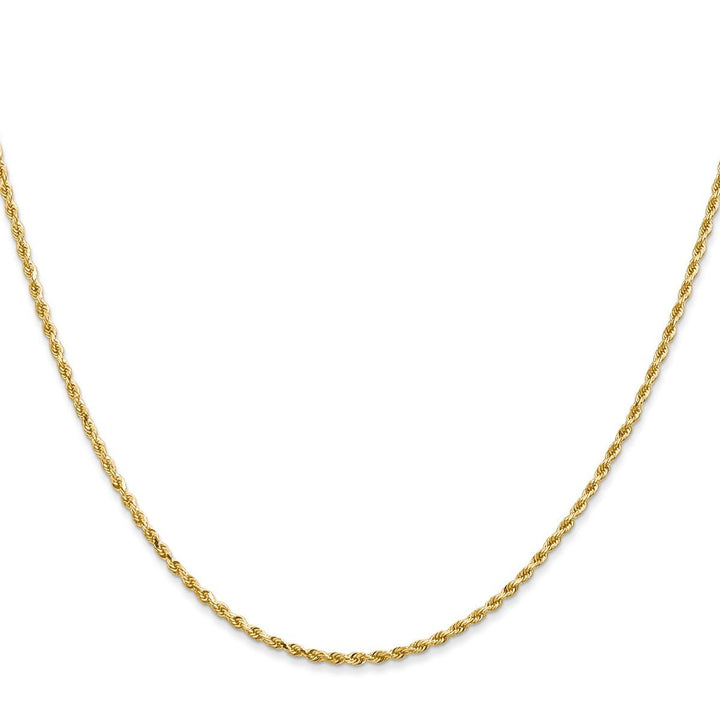 Gold 1.5mm Rope Chain, 16" - Chain - Design Jewellers Edmonton