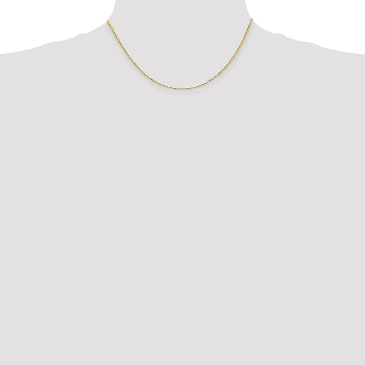 Gold 1.5mm Rope Chain, 16" - Chain - Design Jewellers Edmonton