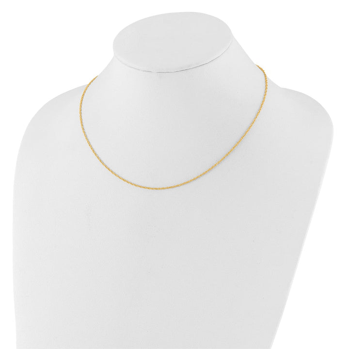 Gold 1.5mm Rope Chain, 16" - Chain - Design Jewellers Edmonton