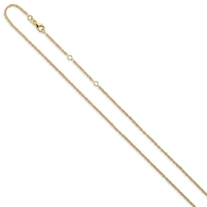 Gold 1.5mm Rope Chain, 16" - Chain - Design Jewellers Edmonton