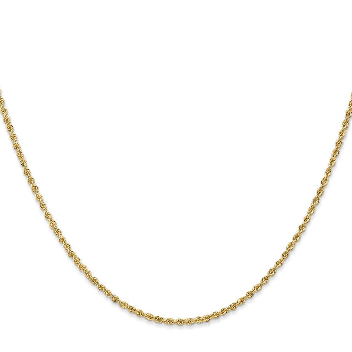Gold 1.5mm Rope Chain, 16" - Chain - Design Jewellers Edmonton