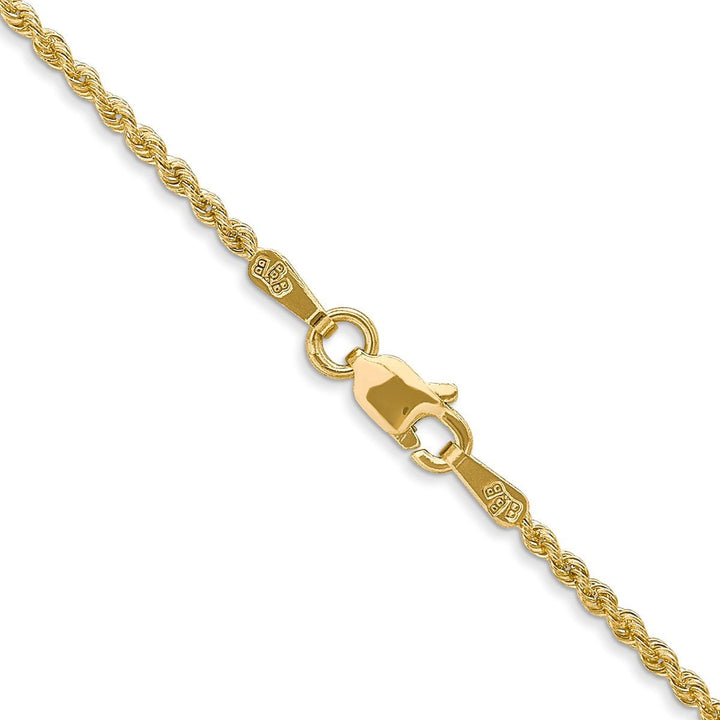 Gold 1.5mm Rope Chain, 16" - Chain - Design Jewellers Edmonton