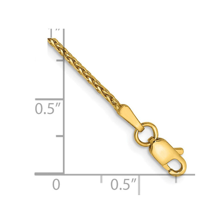 Gold 1.5mm Spiga (Wheat) Chain, 10" - Chain - Design Jewellers Edmonton