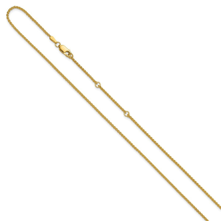 Gold 1.5mm Spiga (Wheat) Chain, 16" - Chain - Design Jewellers Edmonton