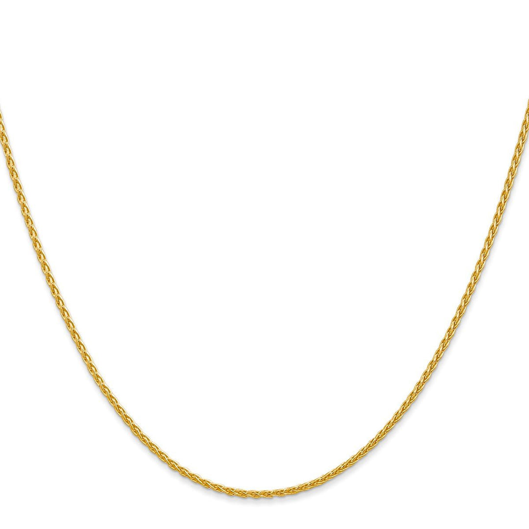 Gold 1.5mm Spiga (Wheat) Chain, 16