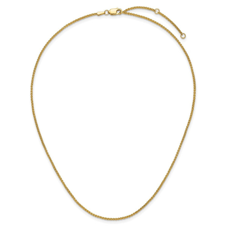 Gold 1.5mm Spiga (Wheat) Chain, 16" - Chain - Design Jewellers Edmonton