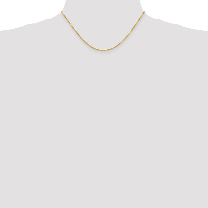 Gold 1.5mm Spiga (Wheat) Chain, 16" - Chain - Design Jewellers Edmonton