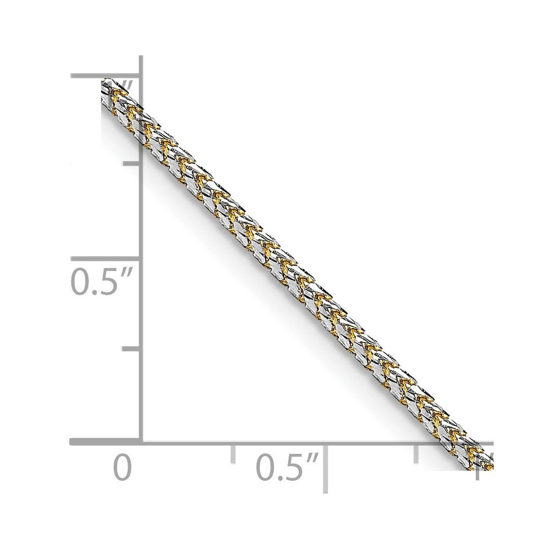 Gold 1.5mm Spiga (Wheat) Chain, 18