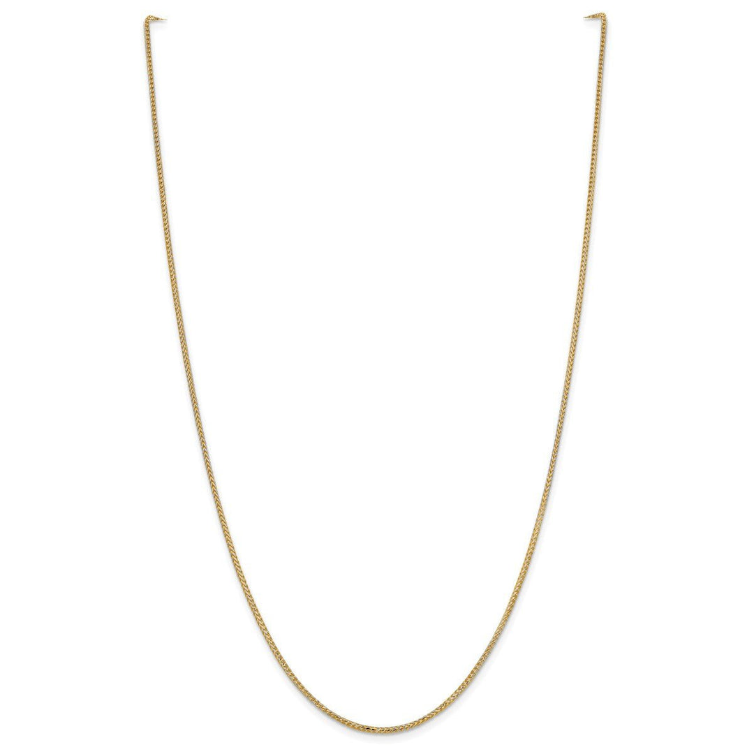 Gold 1.5mm Spiga (Wheat) Chain, 18
