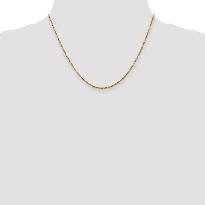 Gold 1.5mm Spiga (Wheat) Chain, 18" - Chain - Design Jewellers Edmonton