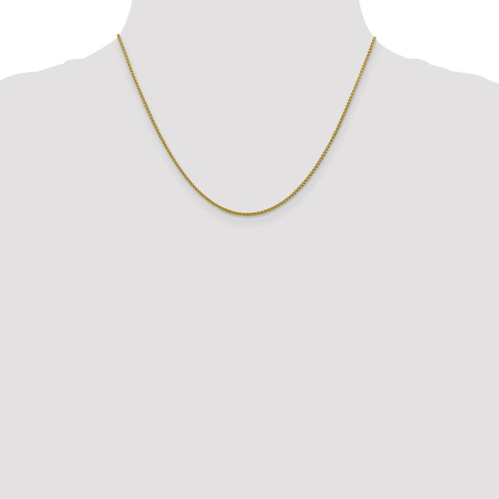 Gold 1.5mm Spiga (Wheat) Chain, 18" - Chain - Design Jewellers Edmonton