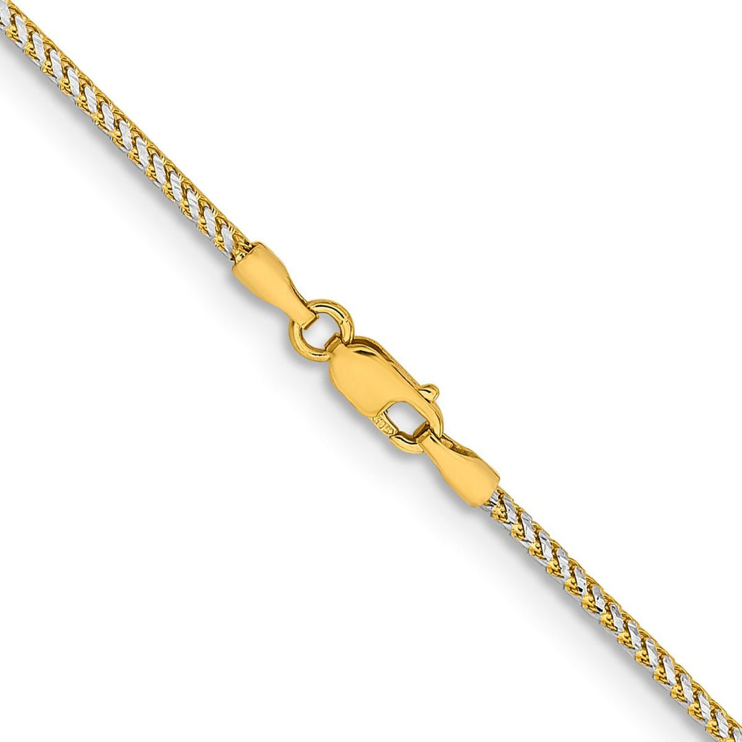Gold 1.5mm Spiga (Wheat) Chain, 18