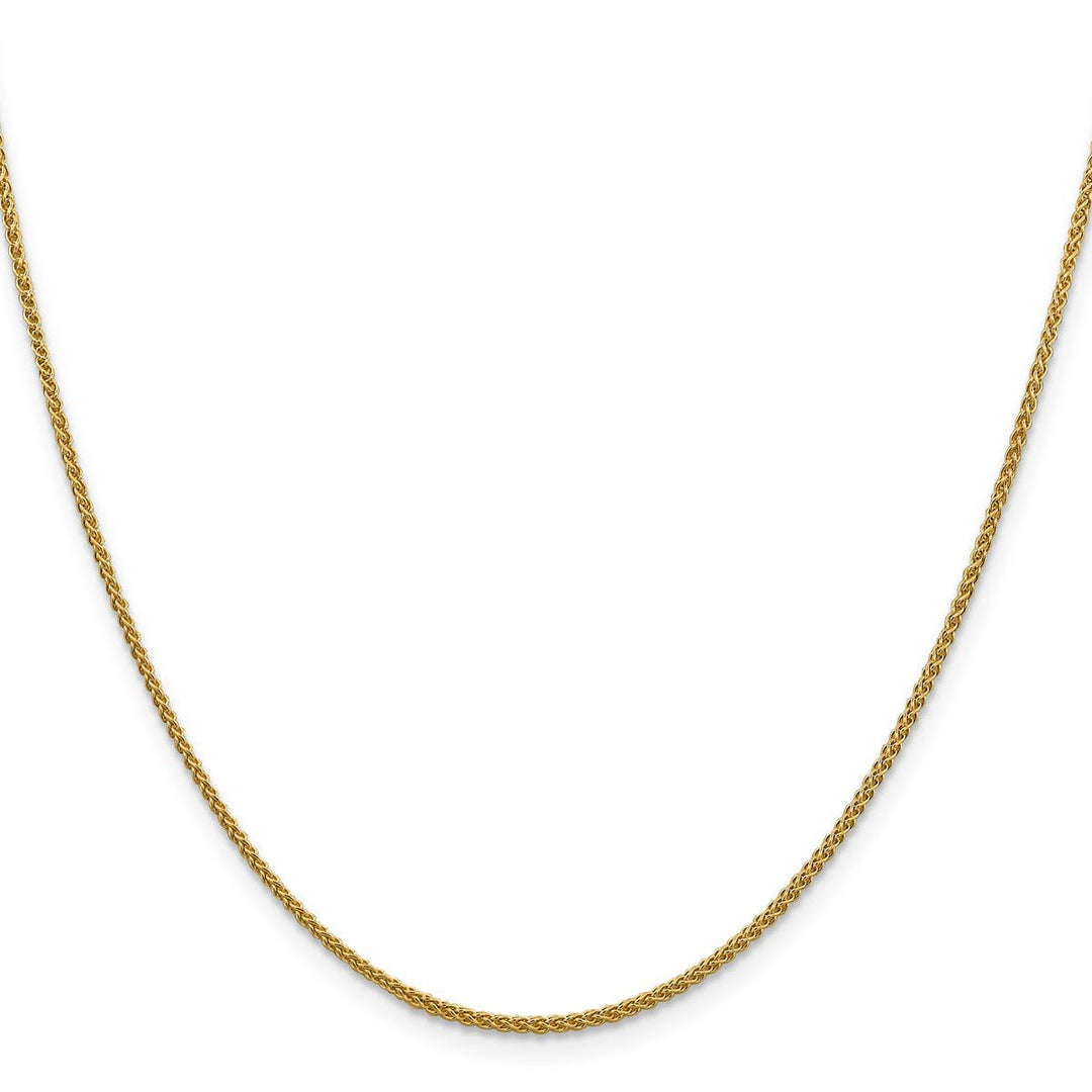 Gold 1.5mm Spiga (Wheat) Chain, 20