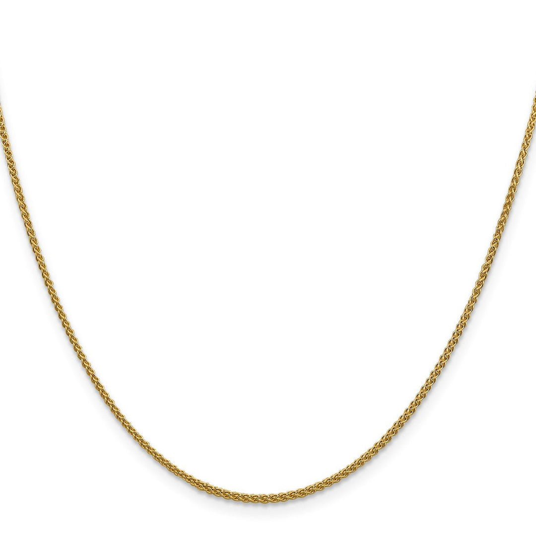 Gold 1.5mm Spiga (Wheat) Chain, 20