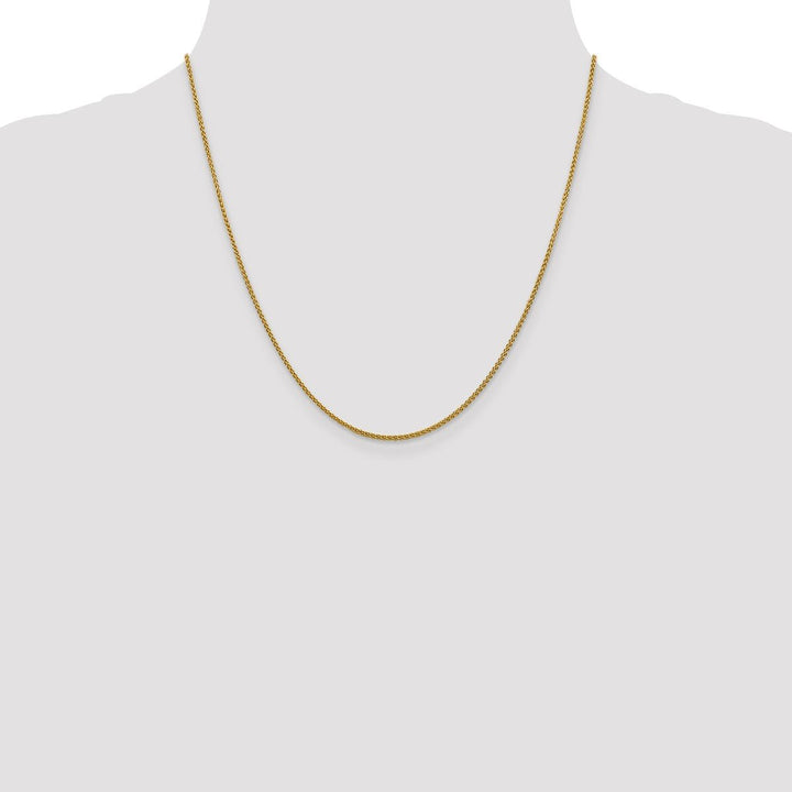 Gold 1.5mm Spiga (Wheat) Chain, 20" - Chain - Design Jewellers Edmonton