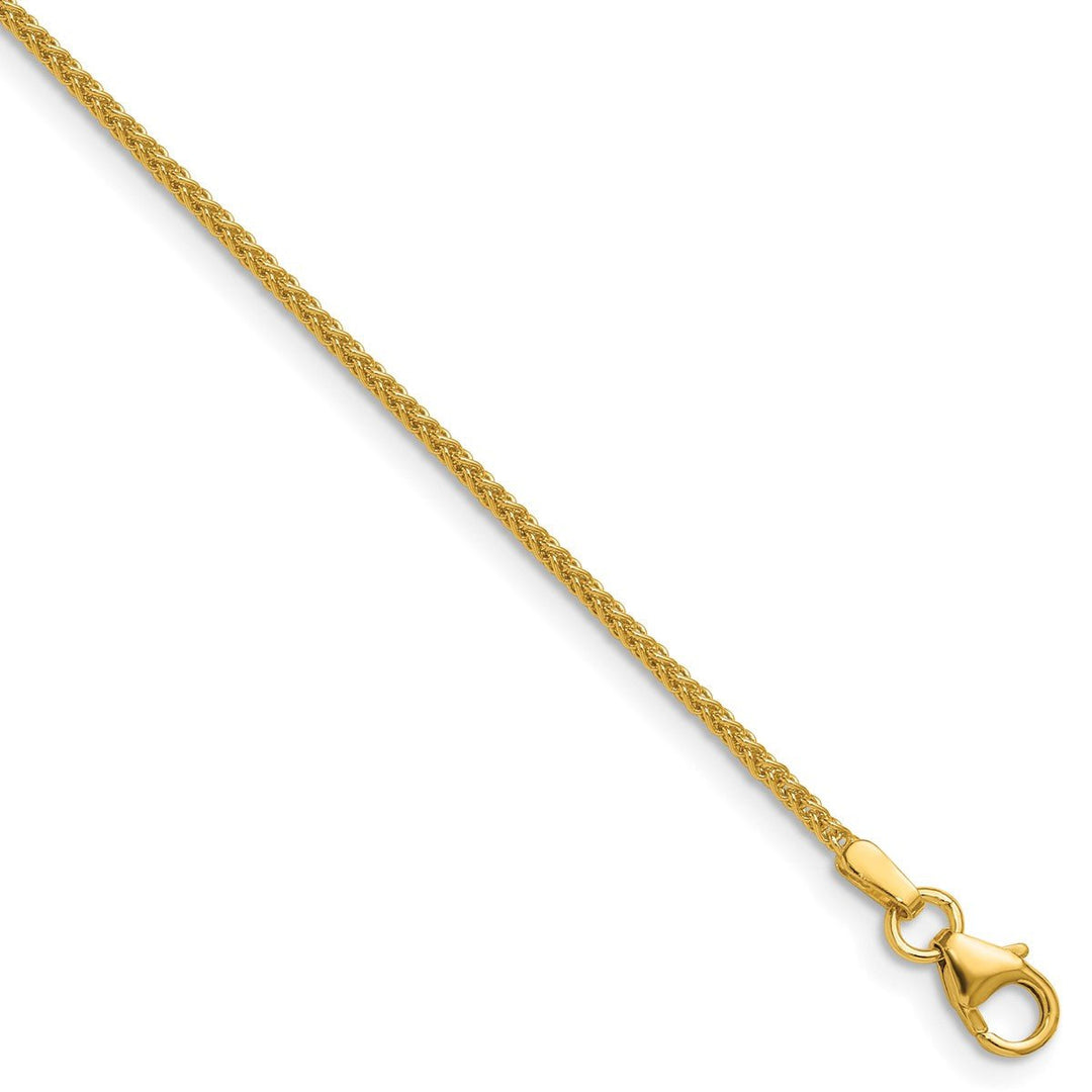 Gold 1.5mm Spiga (Wheat) Chain, 22"