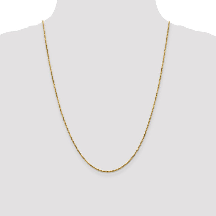 Gold 1.5mm Spiga (Wheat) Chain, 24" - Chain - Design Jewellers Edmonton