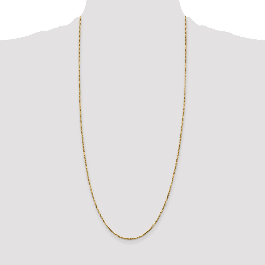 Gold 1.5mm Spiga (Wheat) Chain, 30