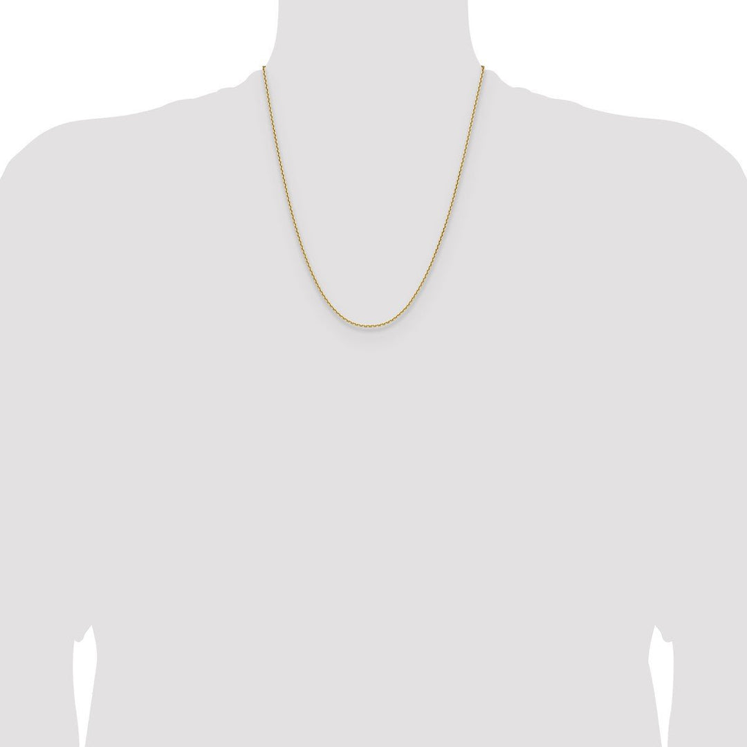 Gold 1.65mm Cable Chain, 22