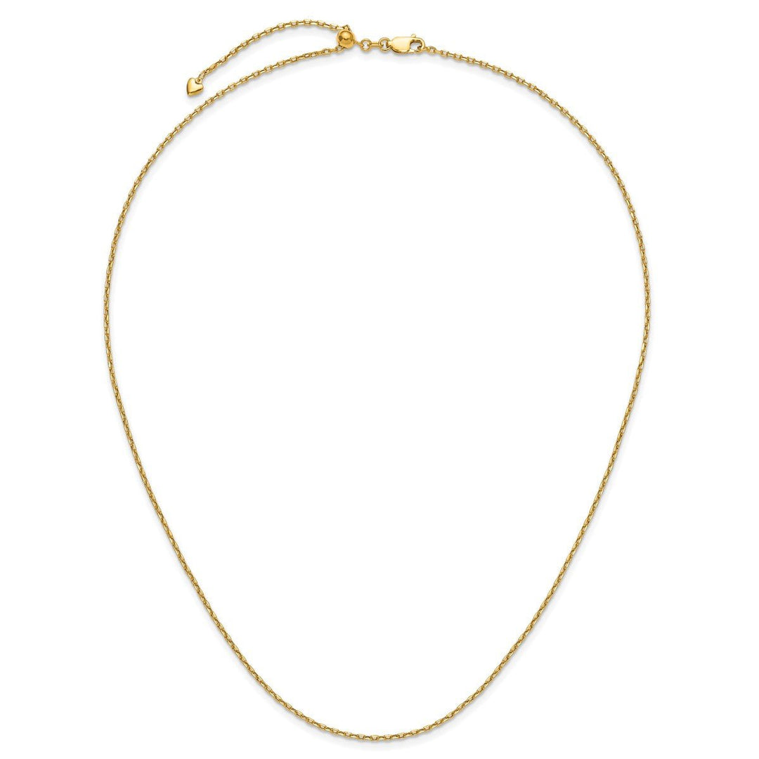 Gold 1.65mm Cable Chain, 30