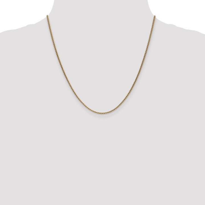 Gold 1.65mm Spiga (Wheat) Chain, 20" - Chain - Design Jewellers Edmonton