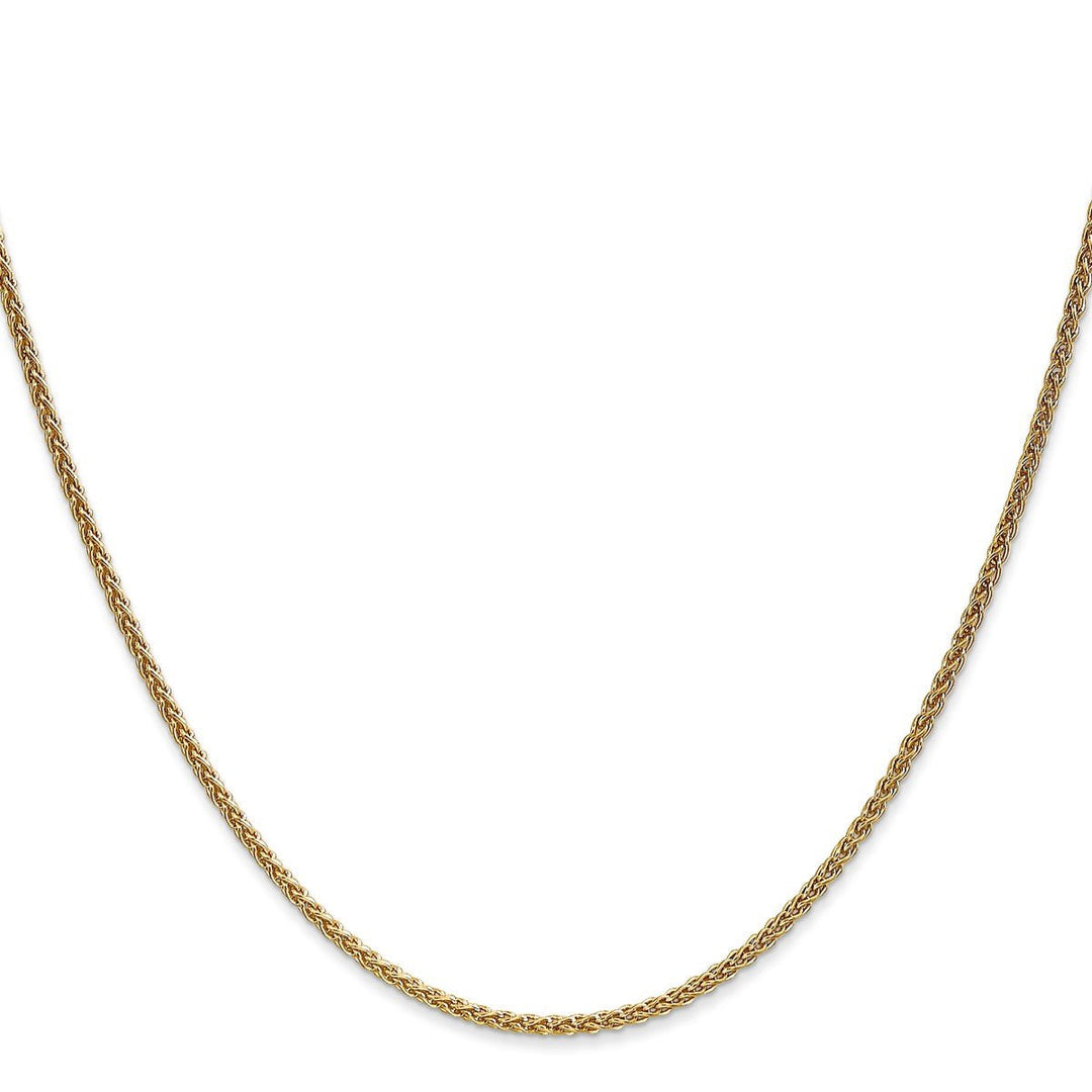 Gold 1.65mm Spiga (Wheat) Chain, 20