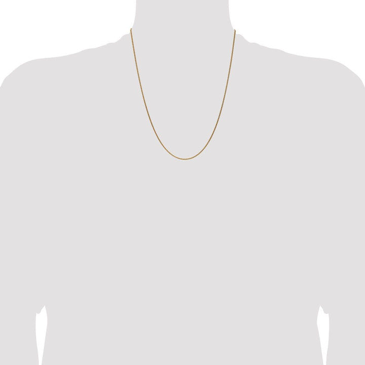 Gold 1.65mm Spiga (Wheat) Chain, 22" - Chain - Design Jewellers Edmonton