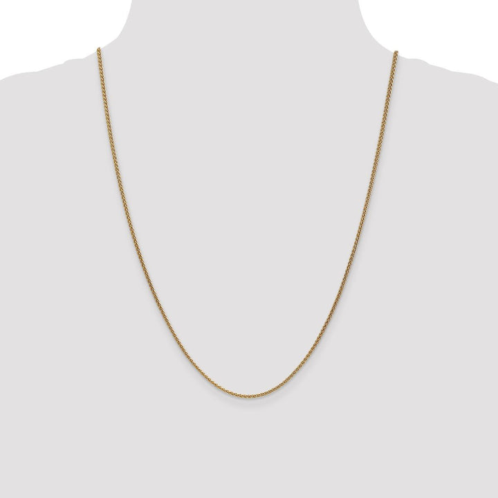 Gold 1.65mm Spiga (Wheat) Chain, 24" - Chain - Design Jewellers Edmonton
