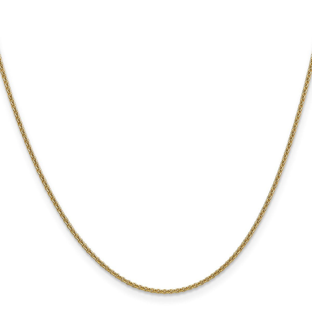 Gold 1.6mm Cable Chain, 22
