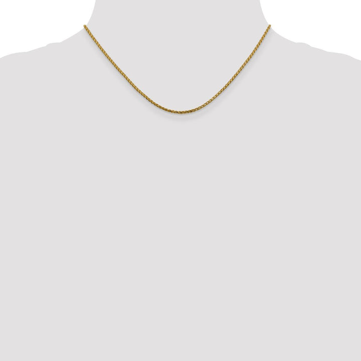 Gold 1.6mm Franco Chain, 16" - Chain - Design Jewellers Edmonton