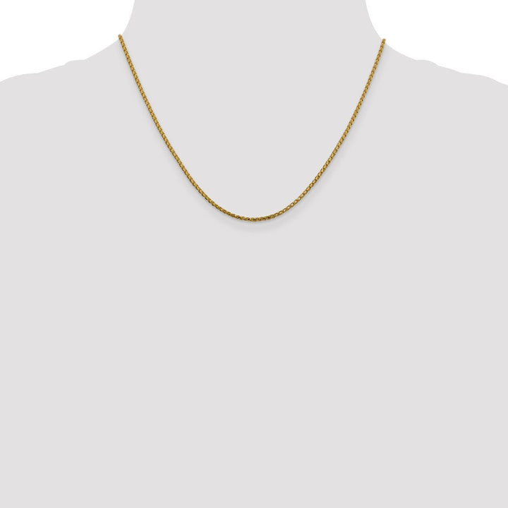 Gold 1.6mm Franco Chain, 18" - Chain - Design Jewellers Edmonton