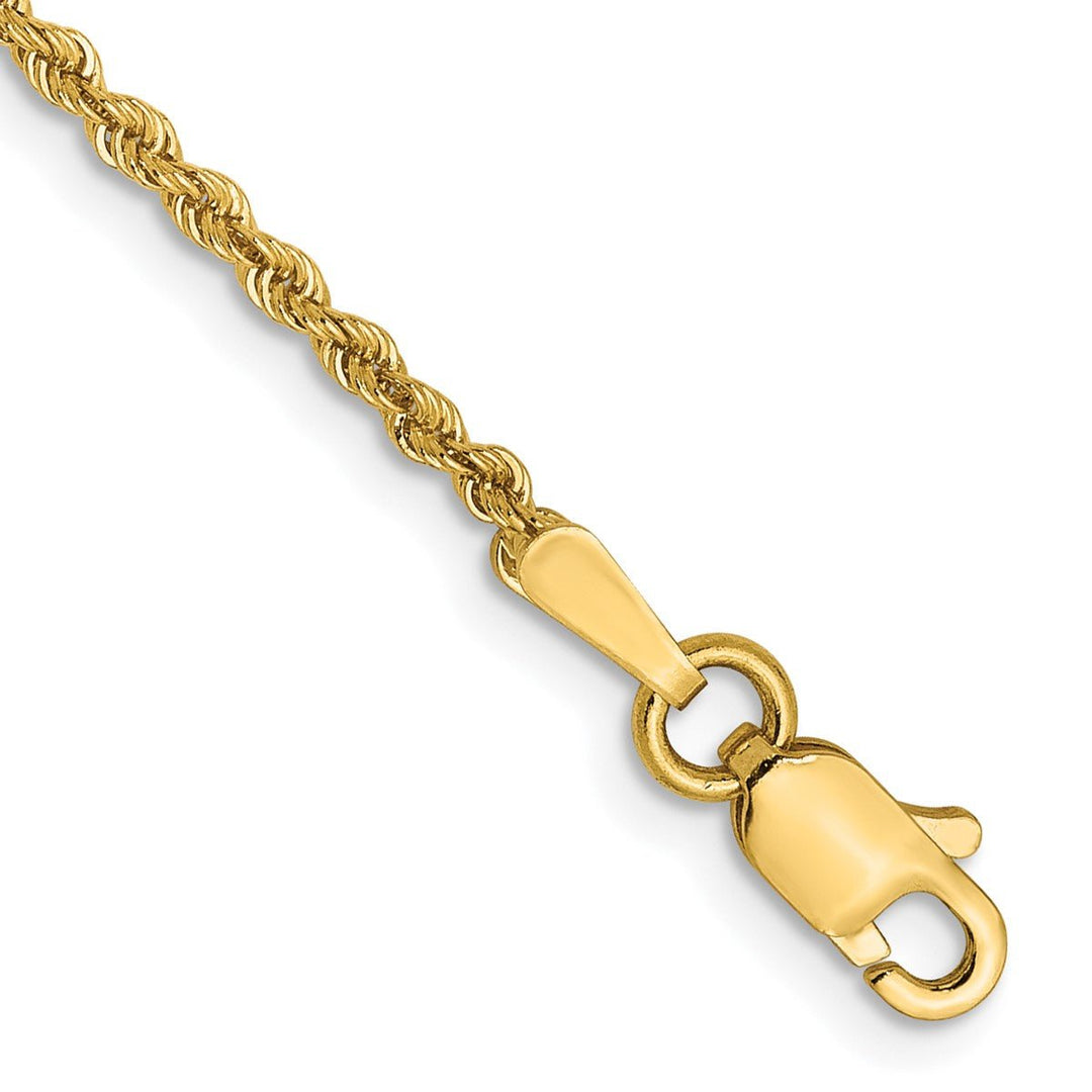 Gold 1.6mm Rope Chain, 7"