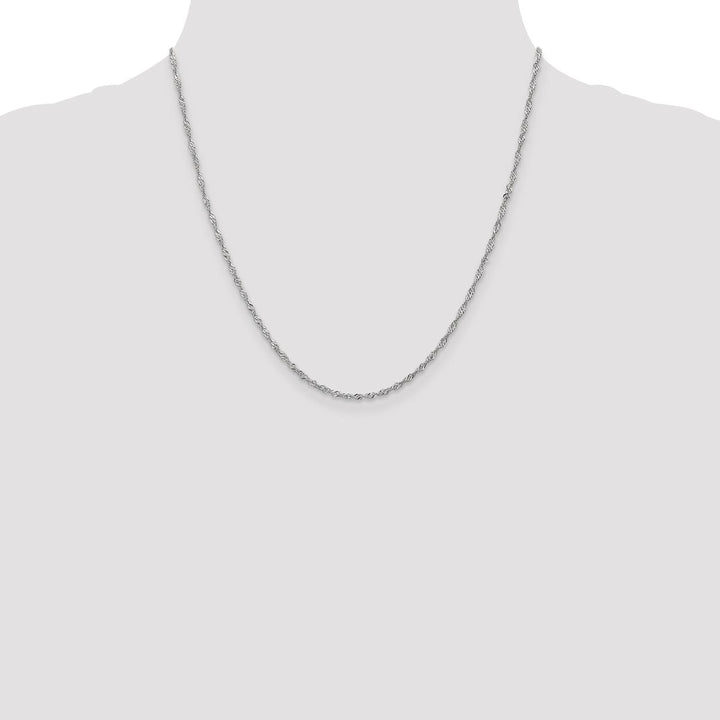 Gold 1.6mm Singapore Chain, 20" - Chain - Design Jewellers Edmonton