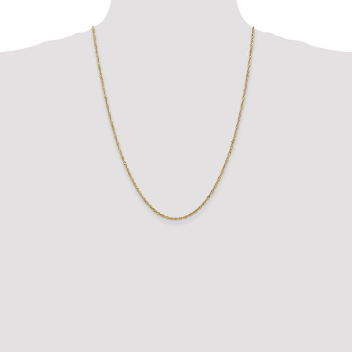 Gold 1.6mm Singapore Chain, 24" - Chain - Design Jewellers Edmonton