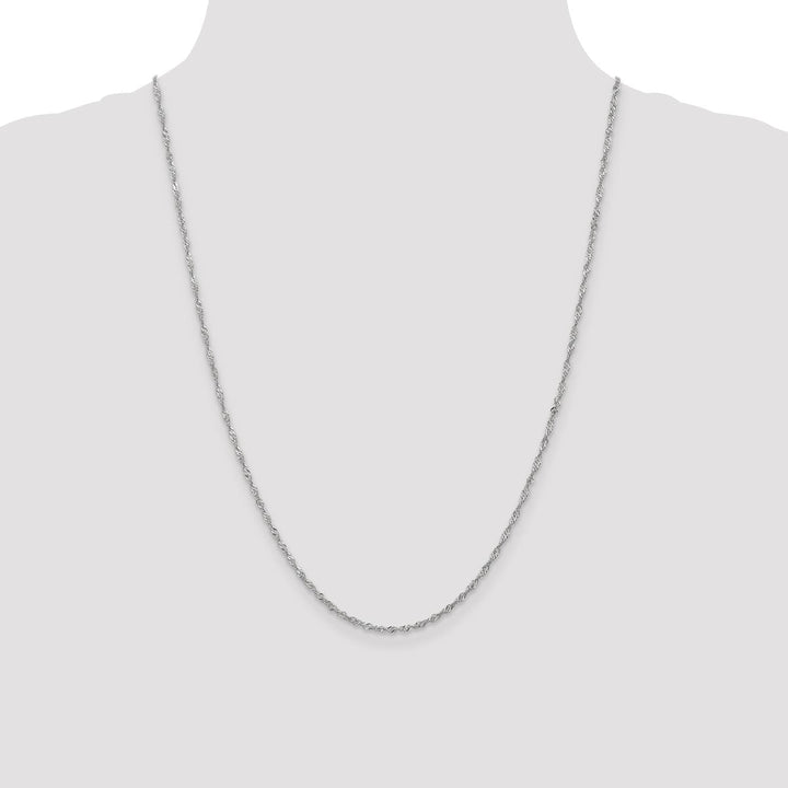 Gold 1.6mm Singapore Chain, 24" - Chain - Design Jewellers Edmonton