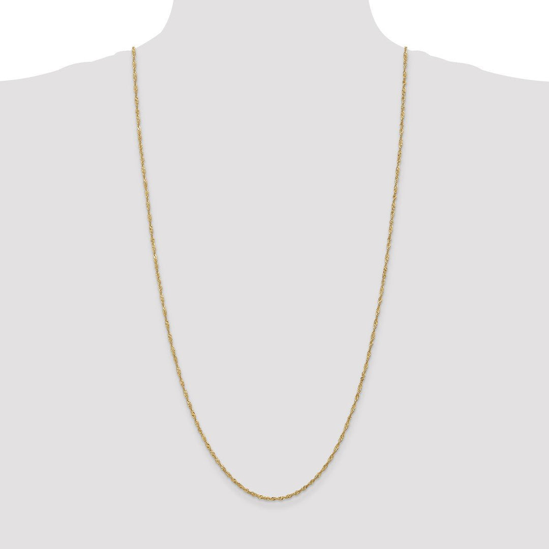 Gold 1.6mm Singapore Chain, 30