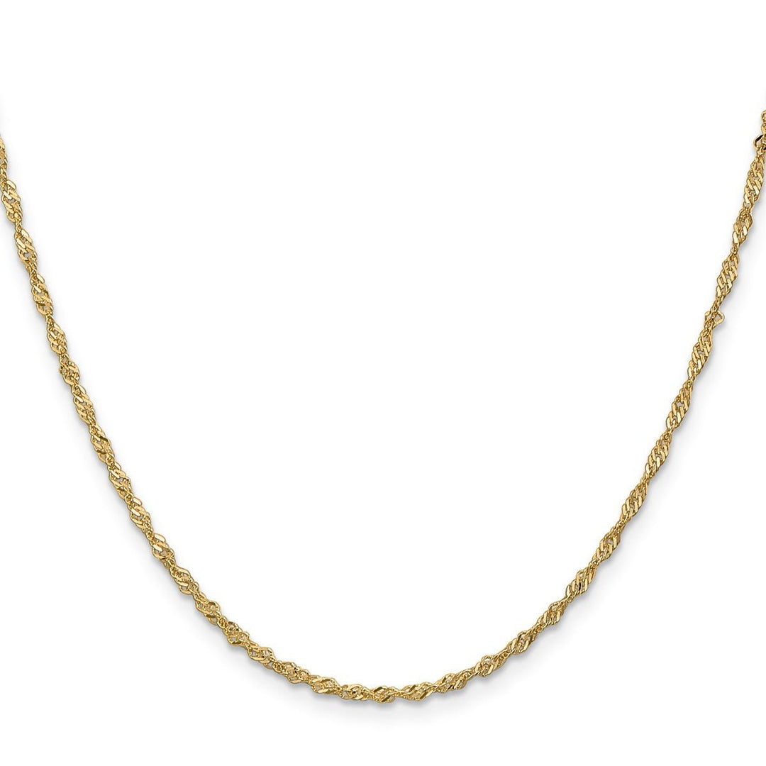 Gold 1.6mm Singapore Chain, 30