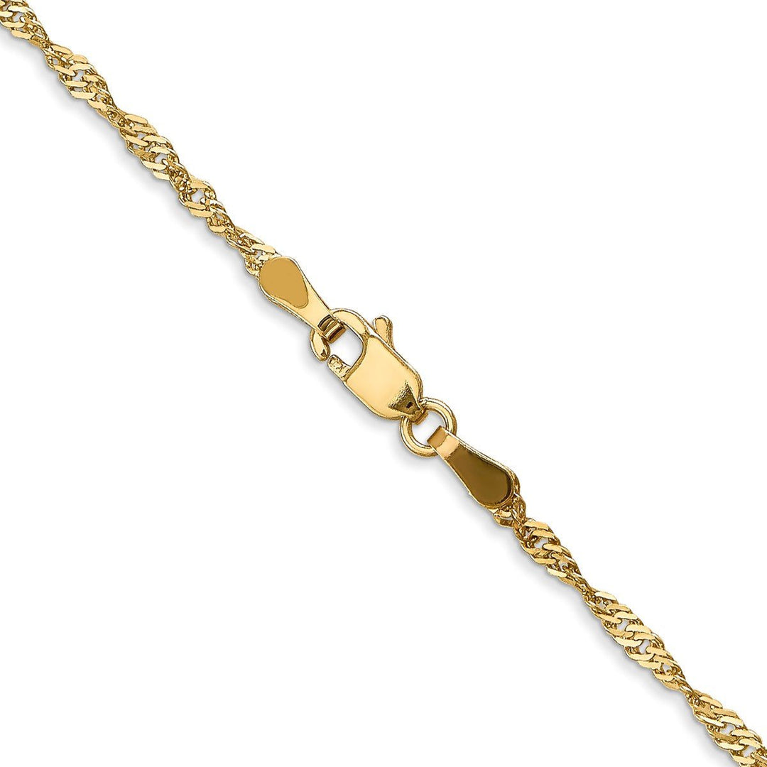 Gold 1.6mm Singapore Chain, 30