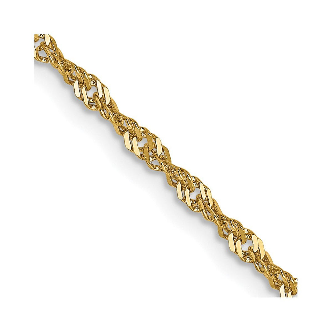 Gold 1.6mm Singapore Chain, 30"